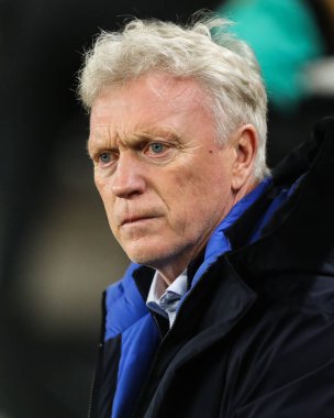 Premier Lig maçında Everton 'ın teknik direktörü David Moyes Wolverhampton Everton' a karşı Molineux, Wolverhampton, Birleşik Krallık, 8 Mart 2025