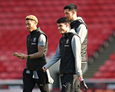 Blackpool F.C. 'den Rob Apter. Sky Bet Ligi 1 maçından önce Barnsley, Blackpool 'a karşı Oakwell, Barnsley, İngiltere, 8 Mart 2025