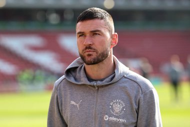 Blackpool 'dan Richard O' Donnell, 8 Mart 2025 'te Oakwell, Barnsley - Blackpool maçında Oakwell' e geldi.
