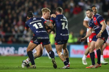 St. Helens 'ten George Delaney, 7 Mart 2025' te St Helens vs Hull KR 'a karşı oynanan Betfred Süper Lig 4. Maçı' nda elendi.