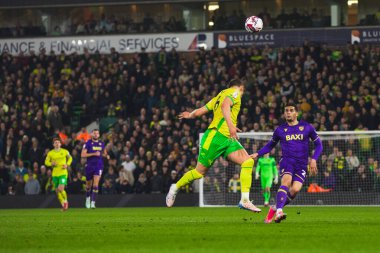 Norwich City 'den Callum Doyle, 7 Mart 2025' te Norwich City, Norwich City, Norwich Road 'da Oxford United' a karşı oynadığı Gökyüzü İddia Şampiyonası karşılaşmasını kazandı.