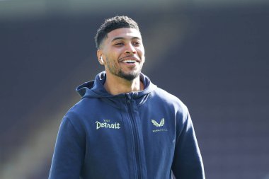 Burnley 'den Josh Laurent 8 Mart 2025' te Burnley, Burnley, Burnley 'de Luton Town' a karşı Sky Bet Şampiyonası karşılaşması öncesinde sahaya çıktı.