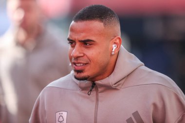 Nottingham Ormanı 'ndan Murillo Premier Lig maçı sırasında Nottingham Ormanı Manchester City' ye karşı 8 Mart 2025 'te İngiltere' nin Nottingham şehrinde geldi.