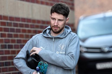 Blackpool takımından James Husband, 8 Mart 2025 'te Oakwell, Barnsley, Barnsley, İngiltere' de oynanan 1.