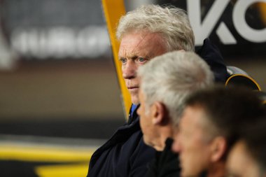 Premier Lig maçında Everton 'ın teknik direktörü David Moyes Wolverhampton Everton' a karşı Molineux, Wolverhampton, Birleşik Krallık, 8 Mart 2025