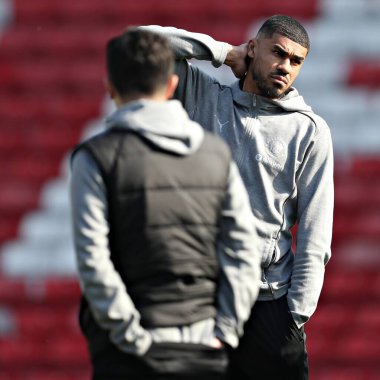 Blackpool F.C. 'den Ashley Fletcher. Sky Bet Ligi 1 maçından önce Barnsley, Blackpool 'a karşı Oakwell, Barnsley, İngiltere, 8 Mart 2025