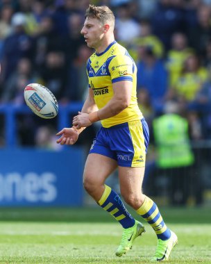 Warrington Wolves 'tan George Williams, 9 Mart 2025' te İngiltere 'nin Warrington şehrinde oynanan Warrington Wolves vs Wakefield Trinity maçında sahada.