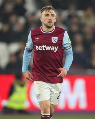 West Ham United 'dan Jarrod Bowen Premier League maçında West Ham United, Newcastle United' a karşı Londra Stadyumu, Londra, İngiltere, 10 Mart 2025