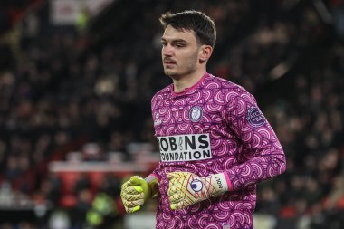Bristol City 'den Max O' Leary 11 Mart 2025 'te Bramall Lane, Sheffield, İngiltere' de Sheffield United ile Bristol City arasındaki Gökyüzü İddia Şampiyonası maçında