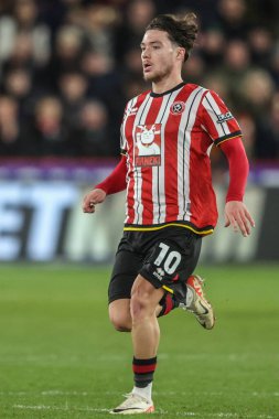 Sheffield United takımından Callum O 'Hare 11 Mart 2025' te Bramall Lane, Sheffield, İngiltere 'de Sheffield United ile Bristol City maçında karşılaşacak.
