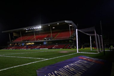 Blundell Park 'ın Gök Bahis Ligi 2 maçından önceki genel görüntüsü Grimsby Town - Notts County maçı Blundell Park, Cleethorpes, İngiltere, 11 Mart 202
