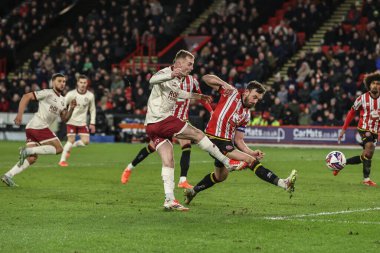 Bristol City 'den Mark Sykes 11 Mart 2025' te İngiltere 'nin başkenti Sheffield Lane' de oynanan 
