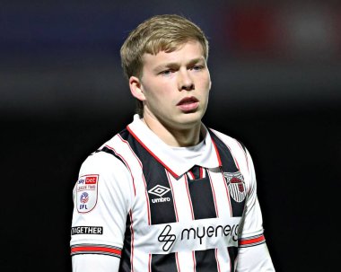 Grimsby Town 'dan Jason Dai Svanrsson 11 Mart 2025' te Blundell Park, Cleethorpes 'ta Grimsby Town' a karşı Notts County maçında