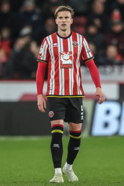 Sheffield United 'tan Rob Holding 11 Mart 2025' te Bramall Lane, Sheffield, İngiltere 'de Sheffield United - Bristol City maçında