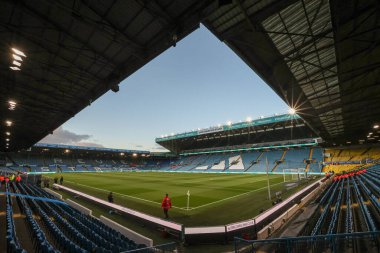 Elland Road 'un, 12 Mart 2025' te Leeds Road, Leeds, İngiltere 'de Leeds United' a karşı oynanan Sky Bet Şampiyonası öncesinde genel bir görüntüsü.