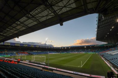 Elland Road 'un, 12 Mart 2025' te Leeds Road, Leeds, İngiltere 'de Leeds United' a karşı oynanan Sky Bet Şampiyonası öncesinde genel bir görüntüsü.