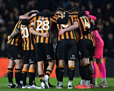 Hull City, 12 Mart 2025 'te Hull City' nin Oxford United 'a karşı oynadığı Sky Bet Şampiyonası maçında bir araya geldi.