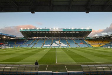Elland Road 'un, 12 Mart 2025' te Leeds Road, Leeds, İngiltere 'de Leeds United' a karşı oynanan Sky Bet Şampiyonası öncesinde genel bir görüntüsü.