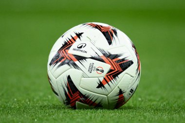 UEFA Avrupa Ligi maçında dekatlon UEFA Avrupa Ligi Son 16 maç Manchester United ile Real Sociedad maçında Old Trafford, Manchester, Birleşik Krallık, 13 Mart 2025