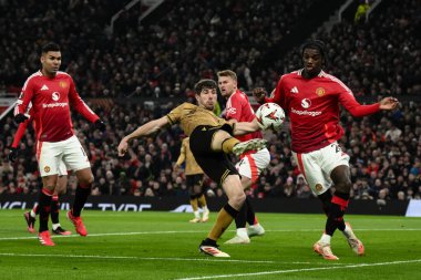 Real Sociedad 'dan Aritz Elustondo, UEFA Avrupa Ligi Son 16 maç Manchester United' ın Real Sociedad 'a karşı Old Trafford, Manchester, İngiltere, 13 Mart 2025