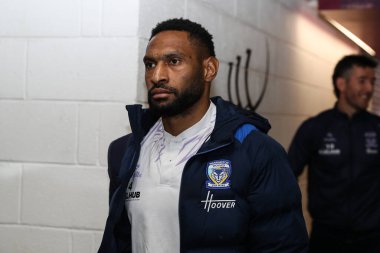 Warrington Wolves 'tan Rodrick Tai, 15 Mart 2025' te İngiltere 'nin Widnes şehrindeki DCBL Stadyumu' nda oynanan Betfred Challenge Cup karşılaşması öncesinde geldi.