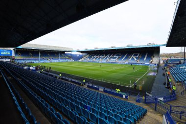Hillsborough Stadyumu 'nun genel görünümü, 16 Mart 2025' te Sheffield United 'a karşı oynanan Sky Bet Şampiyonası maçı öncesinde Sheffield United' a karşı.