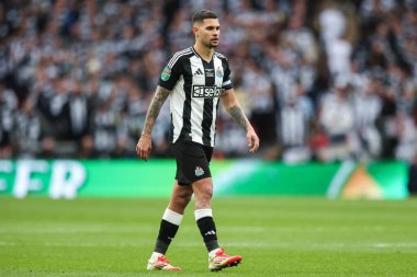 Newcastle United takımından Bruno Guimares 16 Mart 2025 'te Wembley Stadyumu' nda Liverpool - Newcastle United maçında karşılaşacak.