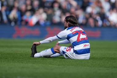 Queens Park Rangers 'dan Lucas Andersen 15 Mart 2025' te Londra 'daki Kiyan Prince Vakfı Stadyumu' nda Queens Park Rangers vs Leeds United maçında