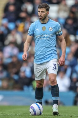 Premier Lig karşılaşmasında Manchester City ile Brighton ve Hove Albion maçında Manchester Stadyumu, Manchester, İngiltere, 15 Mart 2025