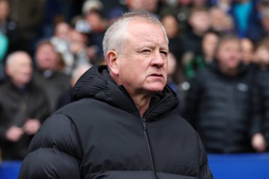 Sheffield United 'ın Chris Wilder teknik direktörü Sheffield Wednesday - Sheffield United maçı sırasında Hillsborough, Sheffield, İngiltere, 16 Mart 2025