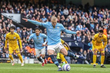 Manchester City 'den Erling Haaland, 15 Mart 2025 tarihinde Etihad Stadyumu' nda oynanan Premier League maçında Manchester City-Brighton ve Hove Albion maçında 1-0 berabere kalma cezası aldı.
