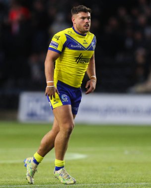 Warrington Wolves 'tan Joe Philbin 15 Mart 2025' te İngiltere 'nin Widnes şehrinde oynanan Betfred Challenge Kupası karşılaşmasında Widnes Vikings vs Warrington Wolves' a karşı
