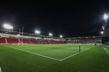 Betfred Challenge Kupası maçında St Helens 'in Leeds Gergedan' a karşı oynadığı St Helens, St Helens Stadyumu, 14 Mart 2025