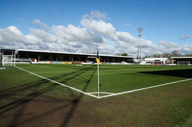 Cledara Abbey Stadyumu Sky Bet Ligi 1 maçının genel görünümü Cambridge United ile Peterborough United arasında Cledara Abbey Stadyumu, Cambridge, Birleşik Krallık, 15 Mart 2025