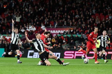 Liverpool 'dan Federico Chiesa, 16 Mart 2025' te Wembley Stadyumu 'nda oynanan Liverpool-Newcastle United Carabao Kupası final maçında 1-2 berabere kaldı.
