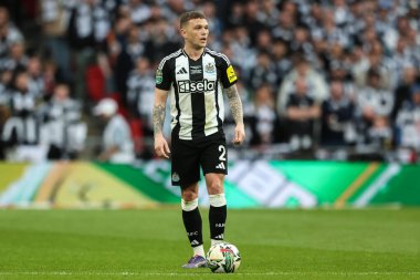 Newcastle United takımının Kieran Trippier 'ı 16 Mart 2025' te Wembley Stadyumu 'nda oynanan Carabao Kupası final maçında Liverpool ile Newcastle United karşılaşacak.
