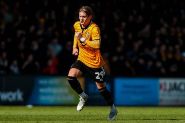 Cambridge United takımından Dom Ballard, 15 Mart 2025 'te Cledara Abbey Stadyumu' nda oynanan Cambridge United ve Peterborough United maçında sahaya çıktı.