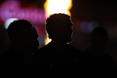 Galler 'den Max Llewellyn' in silueti 2025 Guinness 6 Milletler İngiltere 'ye karşı Principality Stadyumu, Cardiff, Birleşik Krallık' ta 15 Mart 2025