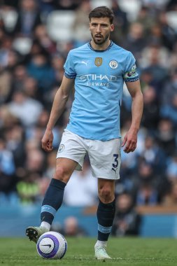 Premier Lig karşılaşmasında Manchester City ile Brighton ve Hove Albion maçında Manchester Stadyumu, Manchester, İngiltere, 15 Mart 2025