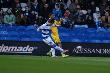 Queens Park Rangers takımından Koki Saito, 15 Mart 2025 'te Londra' daki Kiyan Prince Foundation Stadyumu 'nda oynanan Queens Park Rangers - Leeds United maçında 1-0 berabere kaldı.