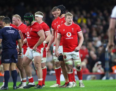 Galler 'den Jack Morgan 2025 Guinness 6 Milletler İngiltere' ye karşı Principality Stadyumu, Cardiff, Birleşik Krallık, 15 Mart 2025