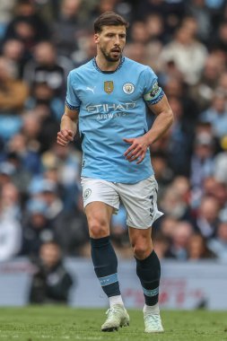 Premier Lig karşılaşmasında Manchester City ile Brighton ve Hove Albion maçında Manchester Stadyumu, Manchester, İngiltere, 15 Mart 2025