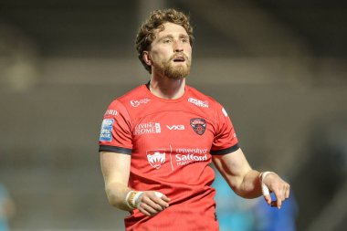 Salford Red Devils 'den Ethan Ryan 5. Betfred Süper Lig karşılaşmasında Salford Red Devils' e karşı Huddersfield Giants Salford Community Stadyumu, Eccles, İngiltere, 20 Mart 2025