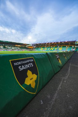 Franklins Gardens Stadyumu Gallagher Premiership maçından önce Northampton Saints, Leicester Tigers 'a karşı Franklin' s Gardens, Northampton 'daki Cinch Stadyumu' nda 21 Mart 2025