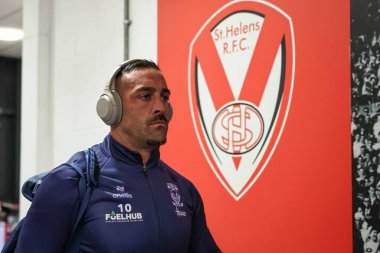 Warrington Wolves 'tan Paul Vaughan, Betfred Süper Lig 5. Maçı sırasında St Helens' e karşı Wicked Stadyumu, St Helens, İngiltere, 21 Mart 2025