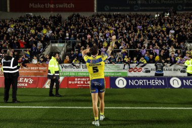 Warrington Wolves 'tan Matty Ashton, 21 Mart 2025' te St Helens - Wicked Stadyumu, St Helens - Warrington Wolves maçında Betfred Süper Lig 5.