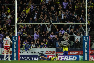 Warrington Wolves 'tan Matty Ashton, 21 Mart 2025' te St Helens - Wicked Stadyumu, St Helens - Warrington Wolves maçında Betfred Süper Lig 5.