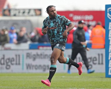 Betfred Süper Lig 5. Raundundan önce Leopar Edwin Ipape Sewell Group Craven Park 'ta Hull KR' a karşı Leopards maçına çıktı.