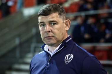 Paul Wellens St. Helens 'in koçu Betfred Süper Lig 5. Raundunda St Helens vs Warrington Wolves' a karşı Wicked Stadyumu, St Helens, İngiltere, 21 Mart 2025