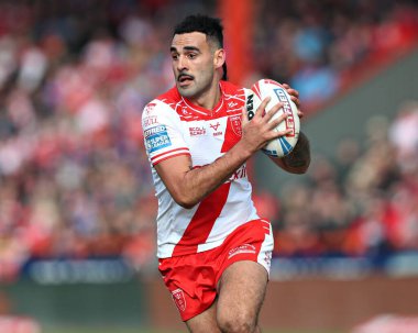 Hull KR takımının Tyrone May 'i Betfred Süper Lig 5. Raundunda Hull KR, Leigh Leopards' a karşı Sewell Group Craven Park, Kingston upon Hull, Birleşik Krallık, 22 Mart 2025